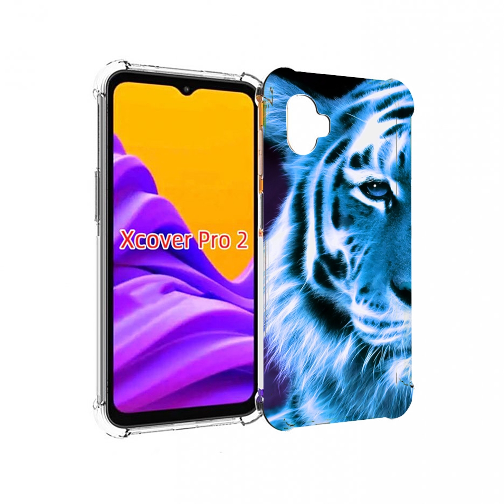

Чехол MyPads Половина-тигра мужской для Samsung Galaxy Xcover Pro 2, Прозрачный, Tocco