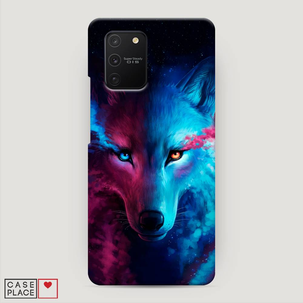 

Пластиковый чехол "Волшебный волк" на Samsung Galaxy A91, 29920-1