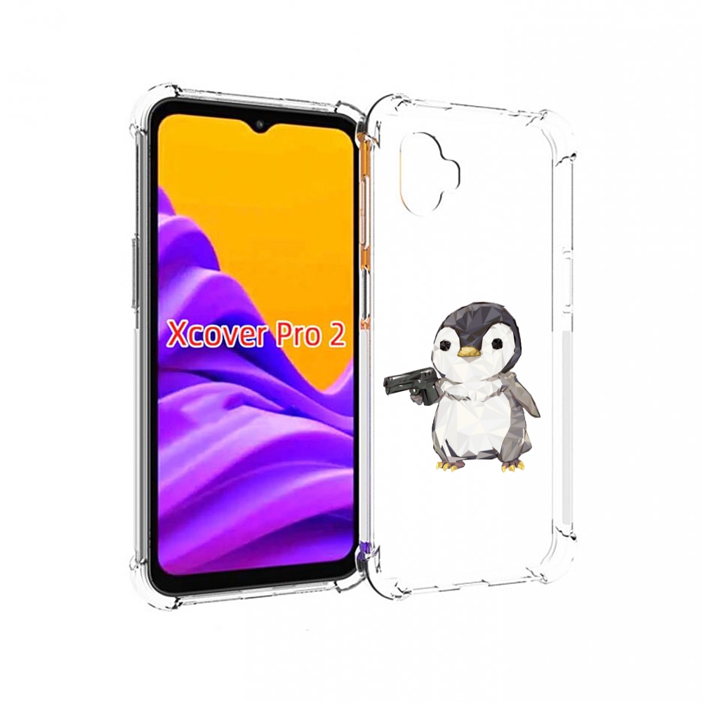 

Чехол MyPads Пингвин детский для Samsung Galaxy Xcover Pro 2, Прозрачный, Tocco