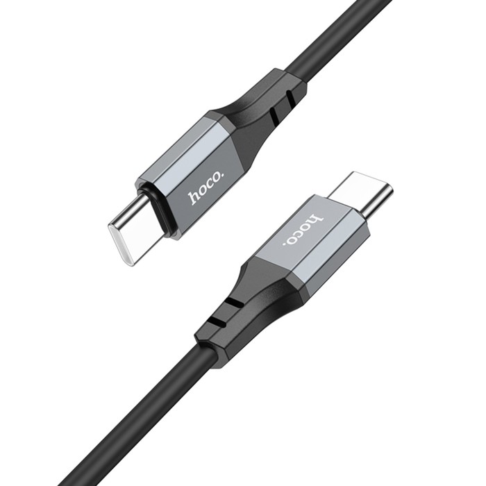 

Кабель Hoco X92, Type-C - Type-С, 3 А, 3 м, оплётка силикон, чёрный