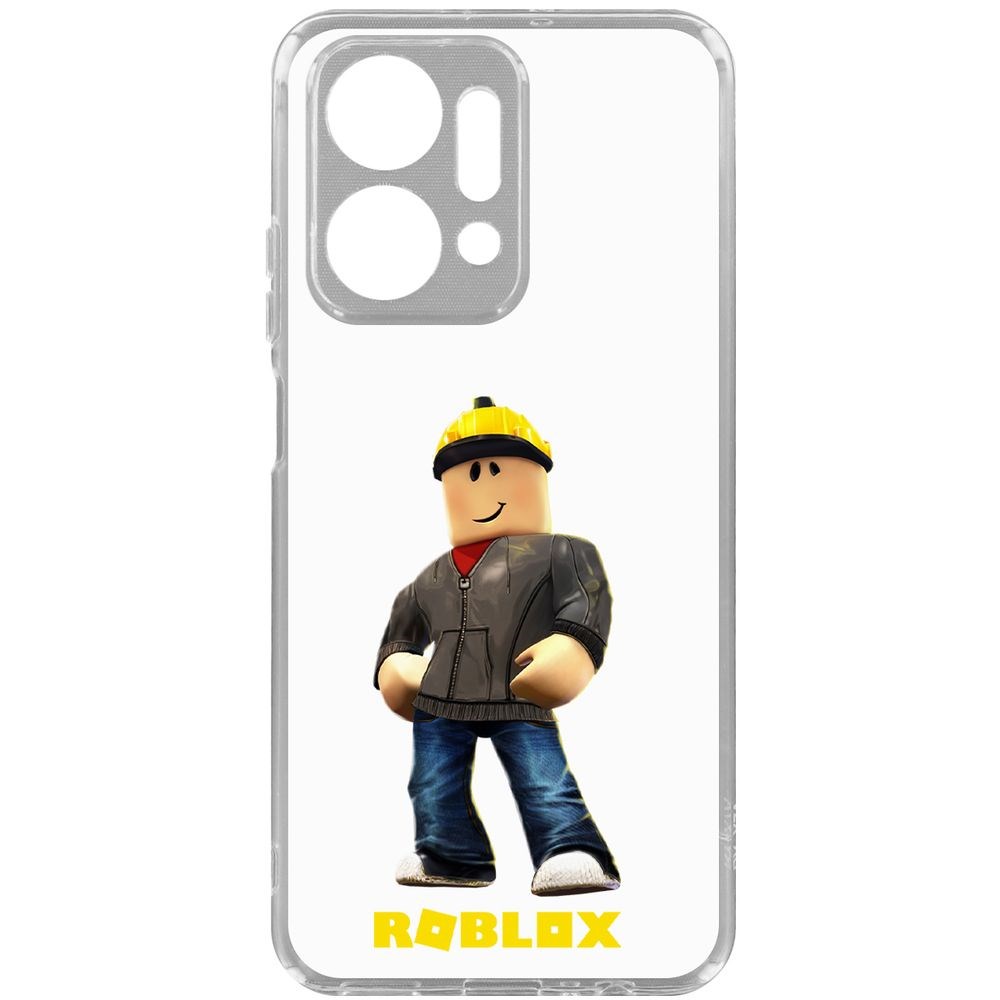 

Чехол-накладка Krutoff Clear Case Roblox-Строитель для Honor X7a Plus, Прозрачный