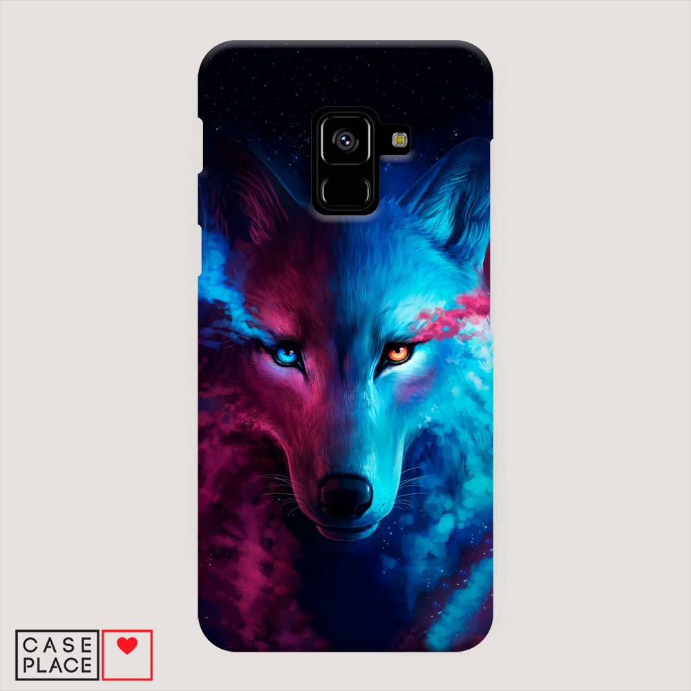 

Пластиковый чехол "Волшебный волк" на Samsung Galaxy A8 2018, 25420-1