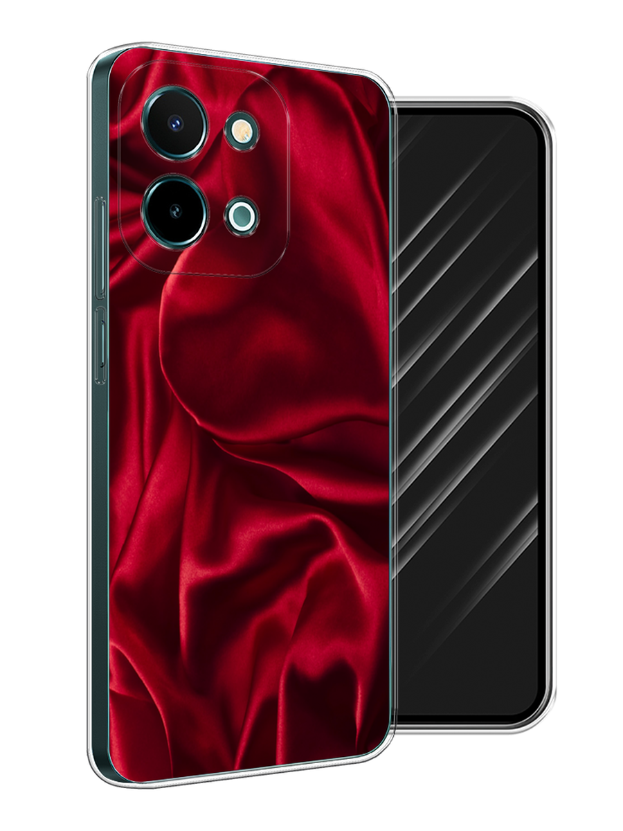 

Чехол Awog на Vivo Y28 4G "Текстура красный шелк", 2611650-1