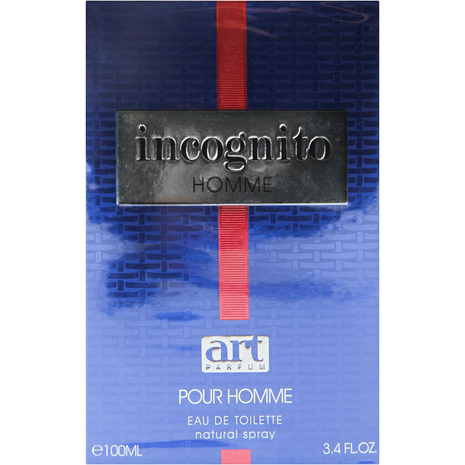 

Туалетная вода Incognito Homme мужская 100 мл, Incognito Homme Man 100 ml