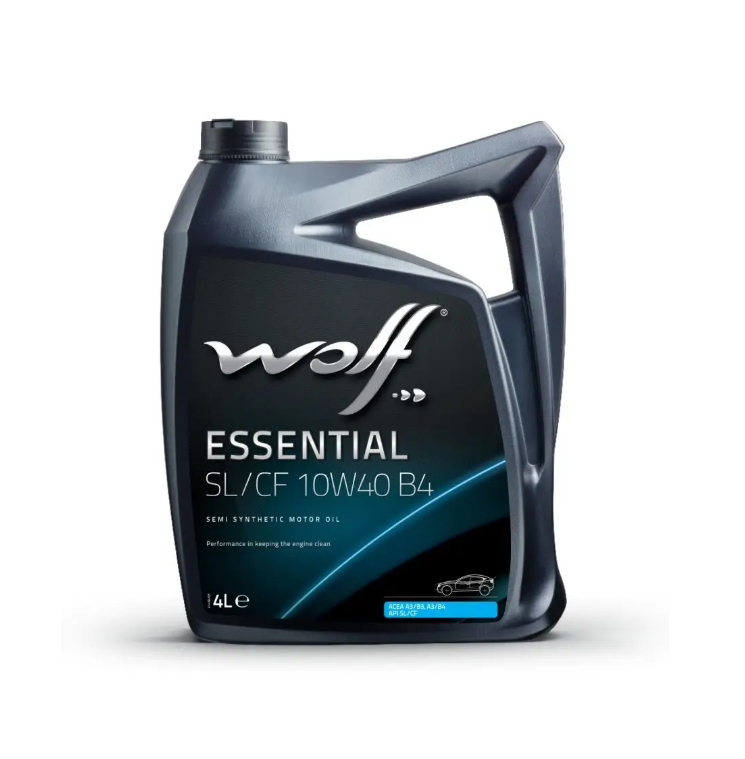 WOLF OIL 1049620 Масло моторное ESSENTIAL SL/CF 10W40 B4 4L 1шт