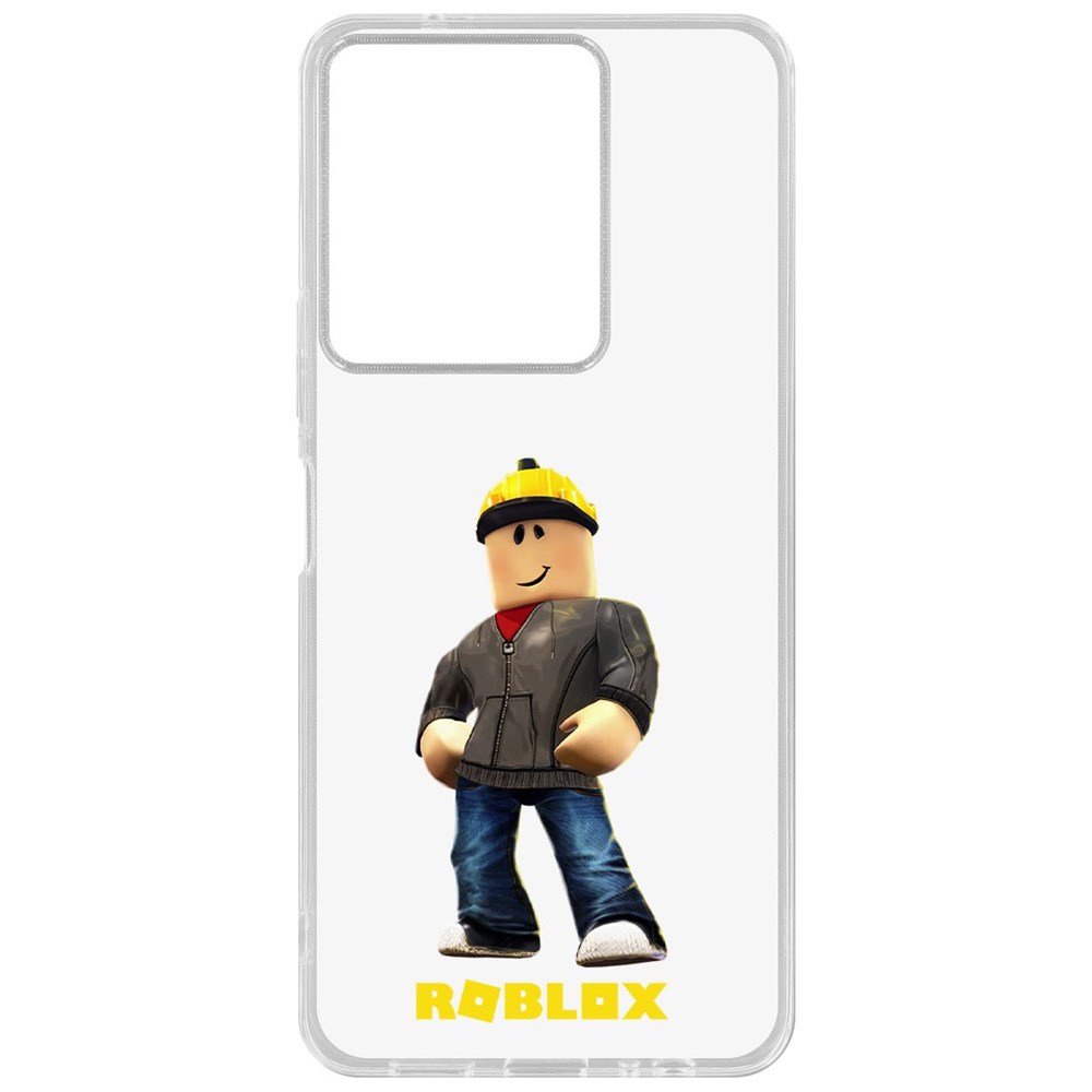

Чехол-накладка Krutoff Clear Case Roblox-Строитель для Vivo Y36, Прозрачный