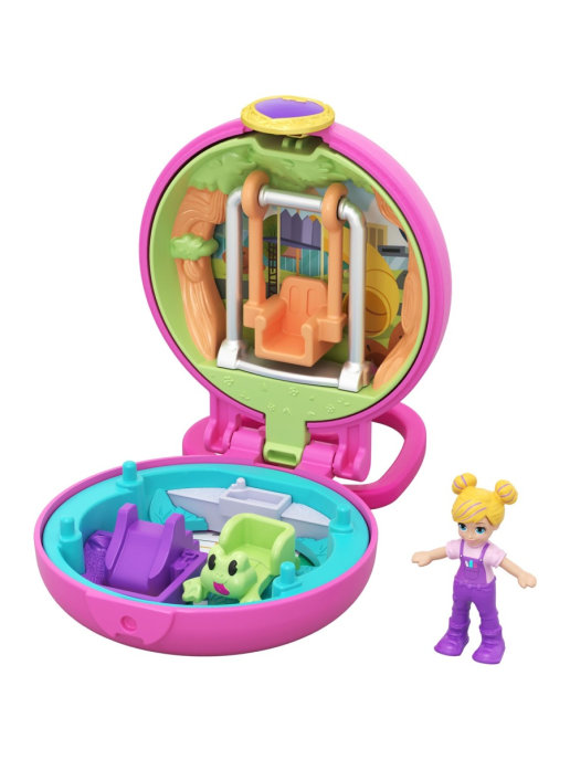 

Игровой набор Mattel Polly Pocket с фигуркой Площадка GKJ39/GKJ42, Polly Pocket Игровой набор с фигуркой Площадка GKJ39/GKJ42