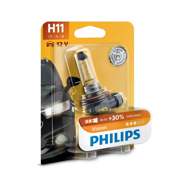 

Лампа 12V Головного Света H11 Vision (Блистер 1 Лампа) Philips 12362PRB1