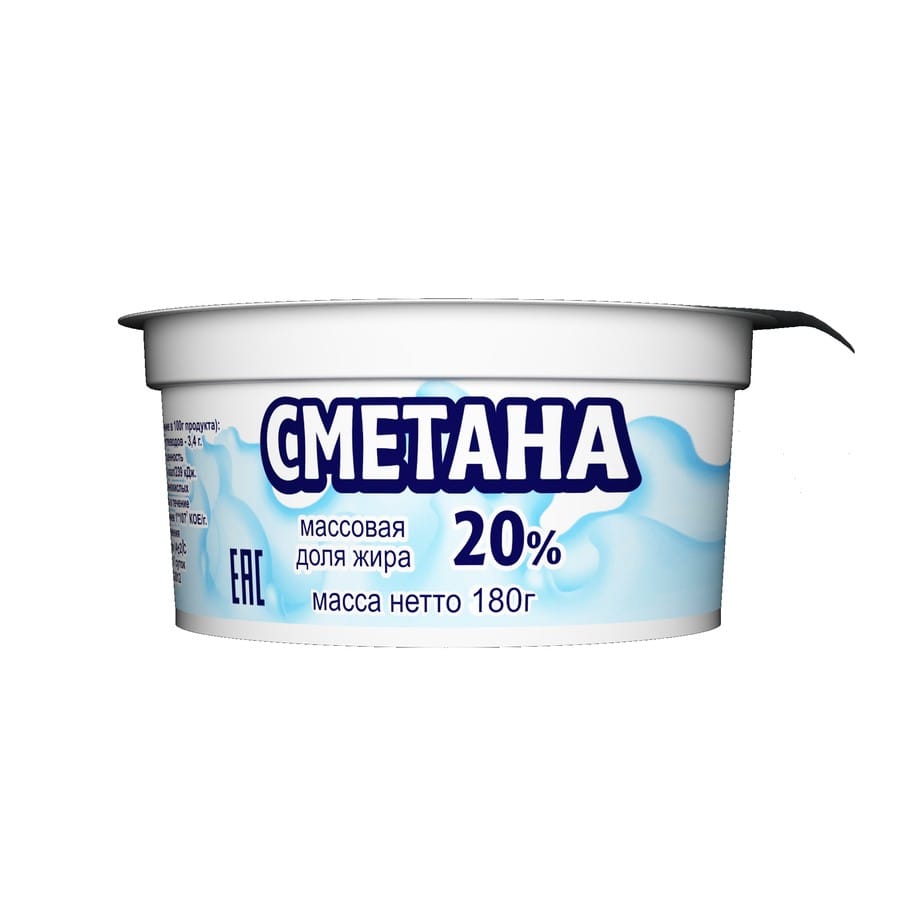 

Сметана Тулома 20% 180 г