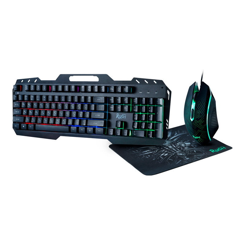Игровой набор Smartbuy Rush Citadel SBC-355553G-K Black клавиатура+мышь+коврик