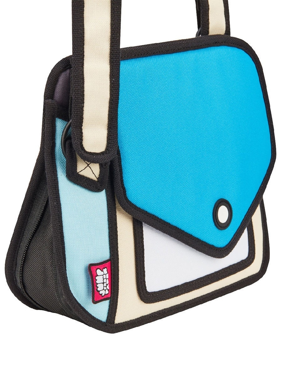 Детская сумка Jump From Paper Giggle Голубая (28 см)