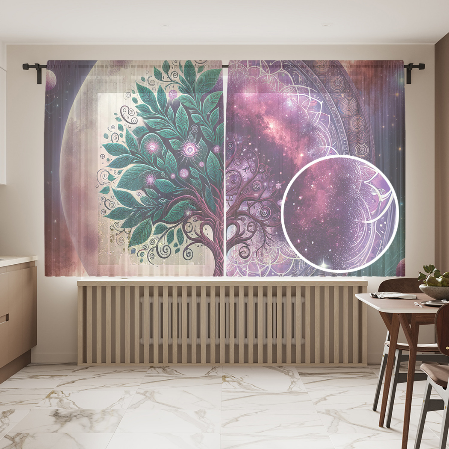 

Тюль JoyArty Космо древо 145х180, tul_sd1527_145x180