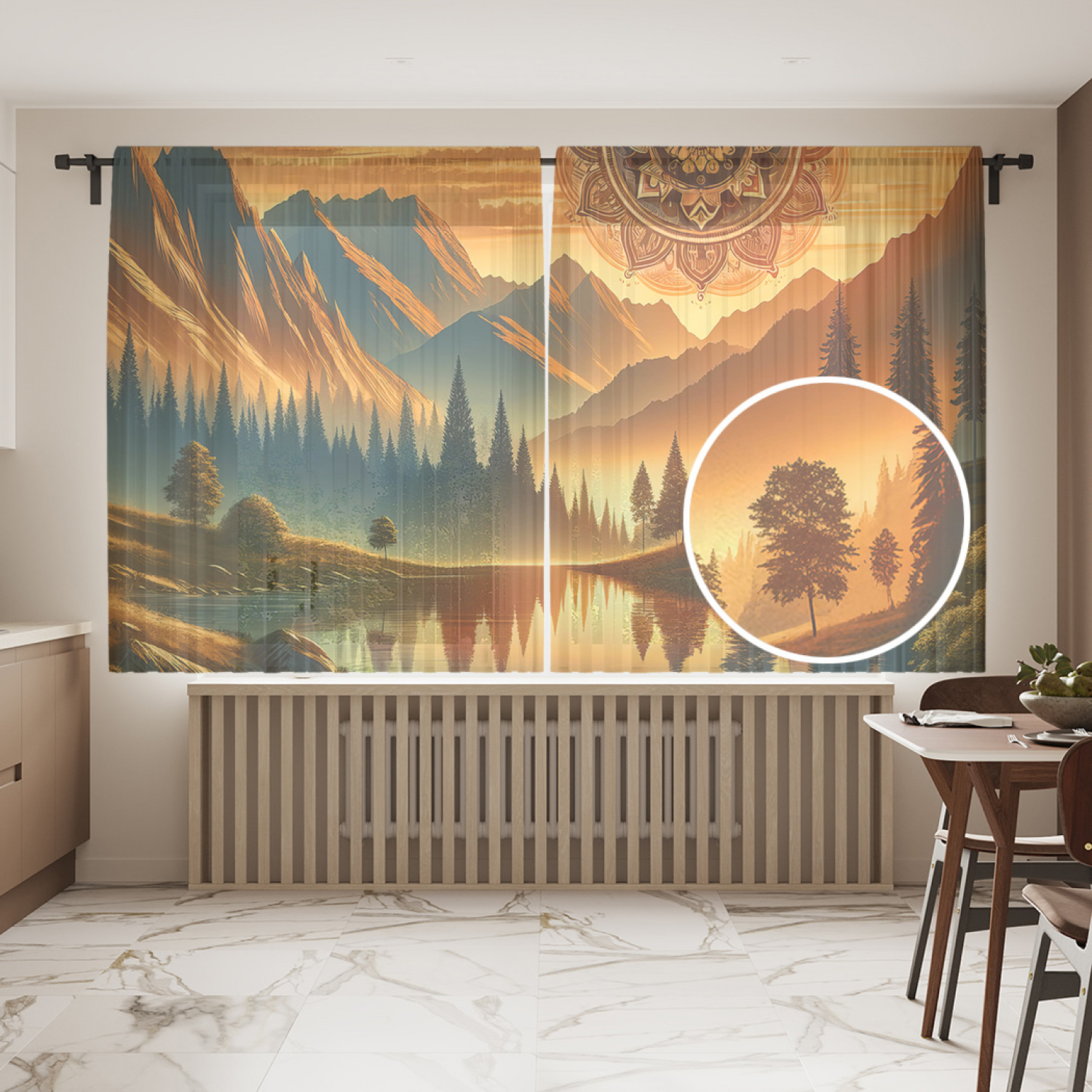 

Тюль JoyArty Карельские закаты 145х180, tul_sd1505_145x180