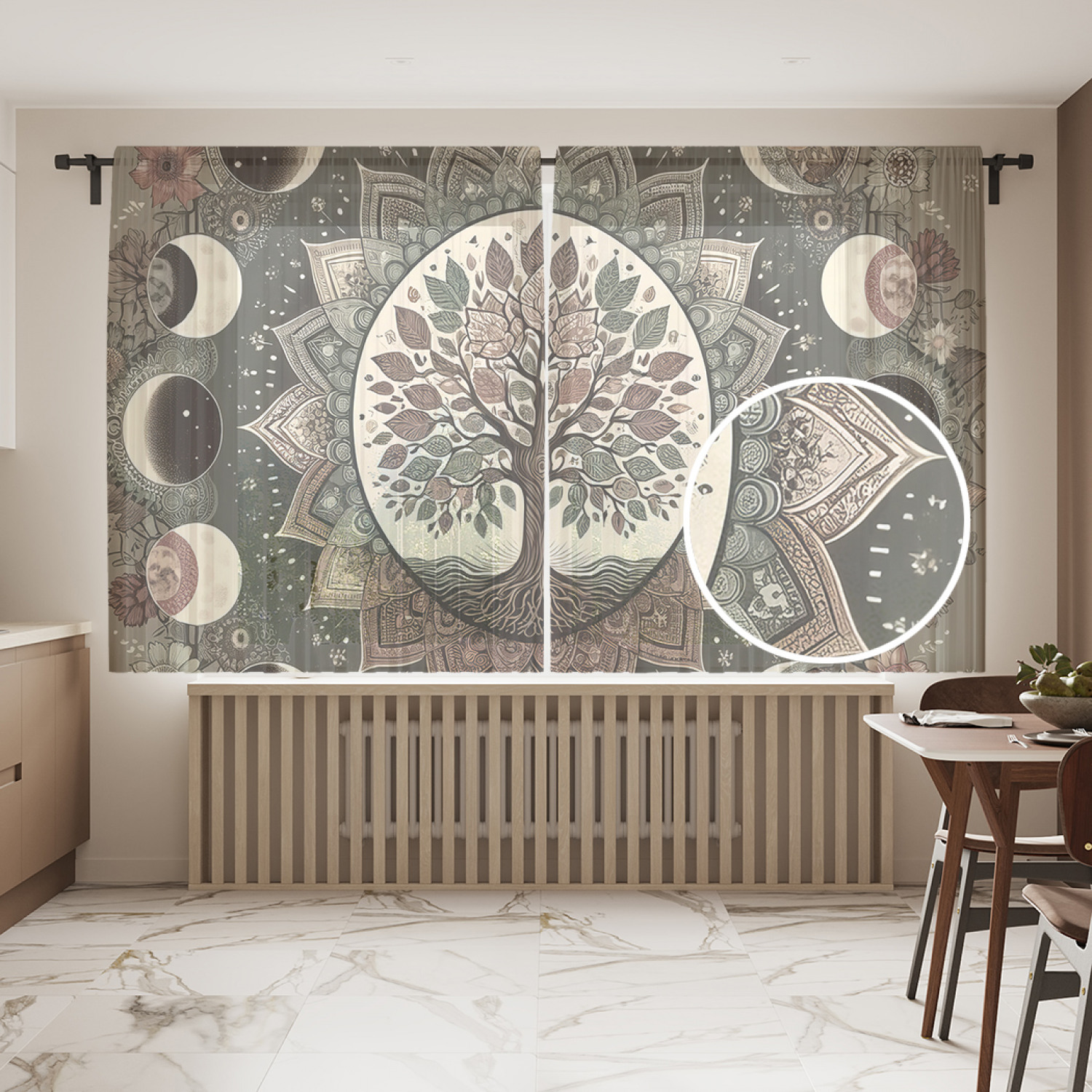 

Тюль JoyArty Космическое дерево 145х180, tul_sd1495_145x180