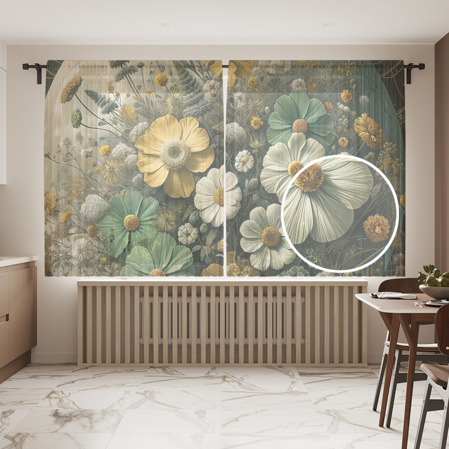 

Тюль JoyArty Лунные цветы 145х180, tul_sd1483_145x180