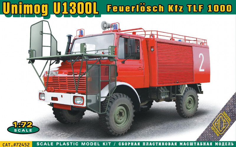 ACE 72452 Unimog U 1300L Feuerlosch Kfz TLF 1000 1/72