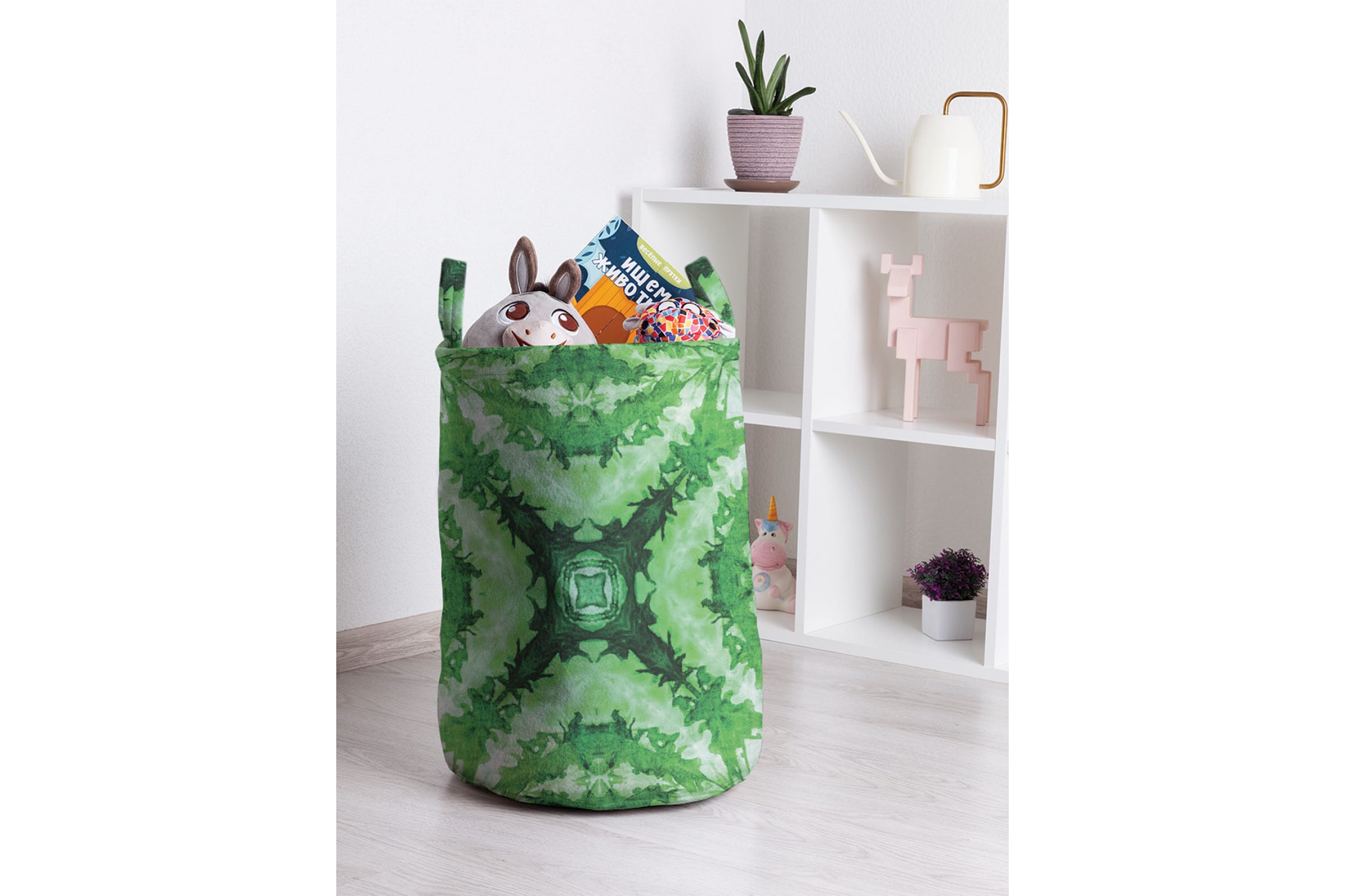 

Корзина для игрушек JoyArty 35x50 см toba_20343_M, Зеленый