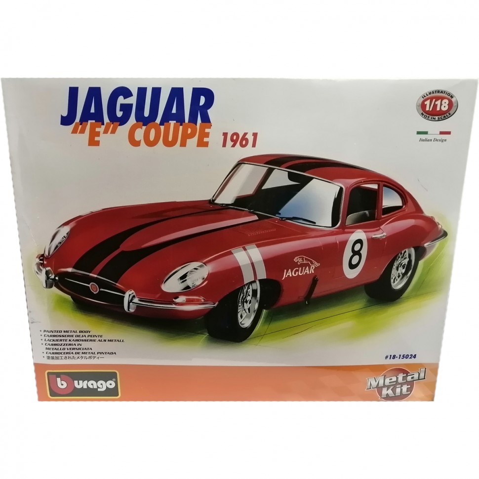 

Сборная модель автомобиля Jaguar E Coupe (1961) 1:18