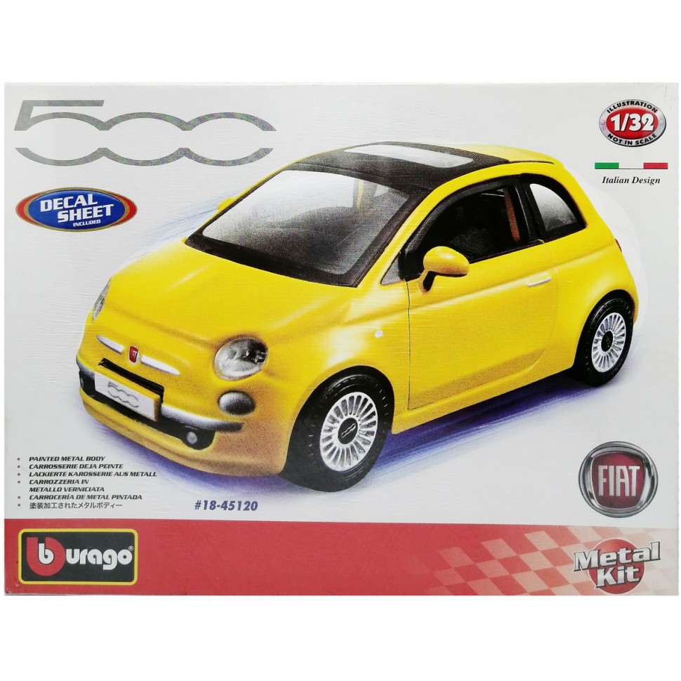 

Сборная модель автомобиля Fiat 500 New (2007) 1:32