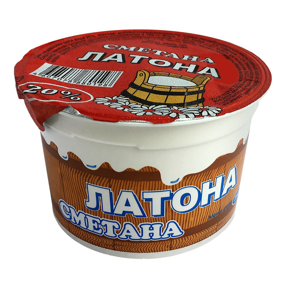 

Сметана Латона 15% 180 г