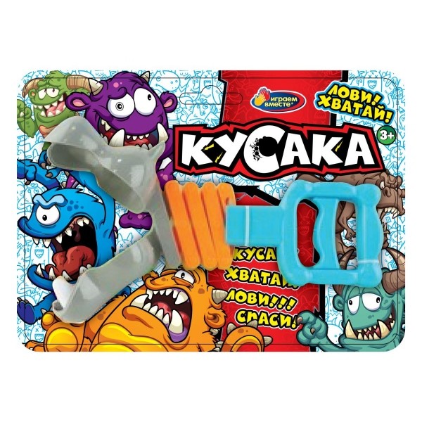 

Механическая игра-рука Играем Вместе Бегемот-кусака 1706Z772-R