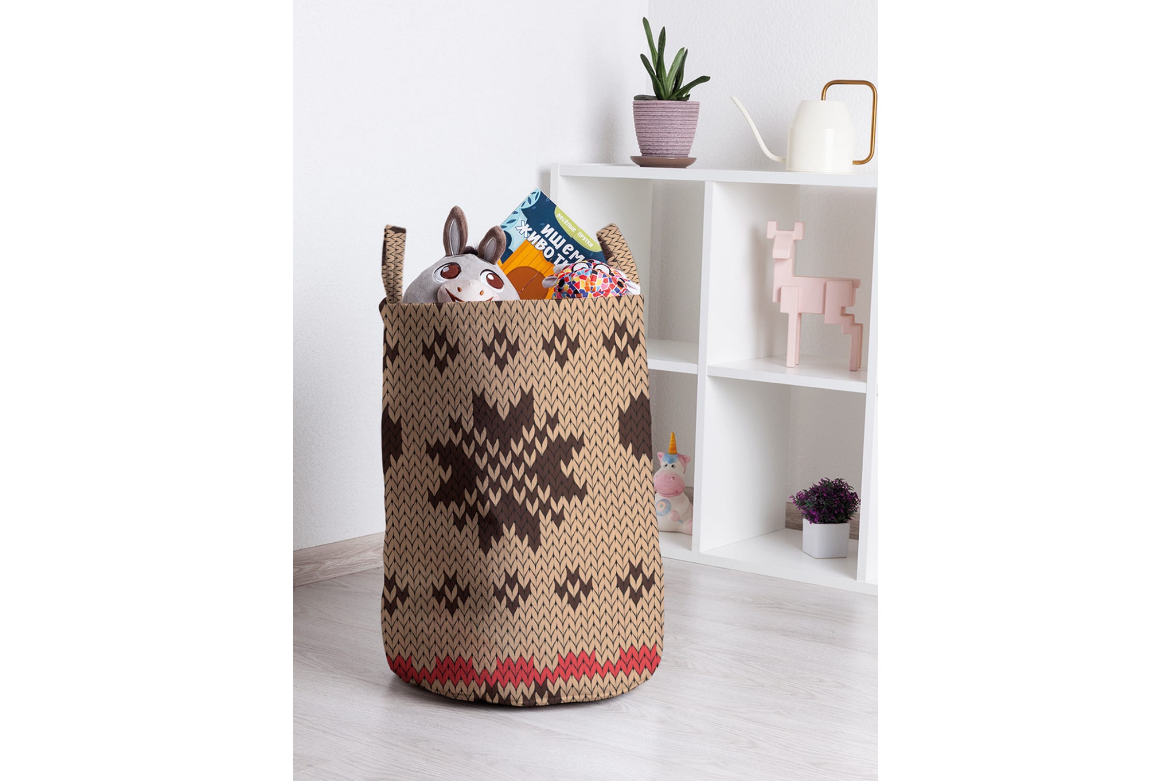 

Корзина для игрушек JoyArty 35x50 см toba_78634_M, Коричневый