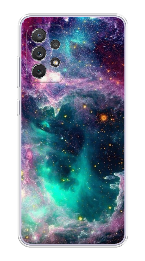 

Чехол на Samsung Galaxy A73 "Звездные облака", Розовый;бежевый, 2104650-2