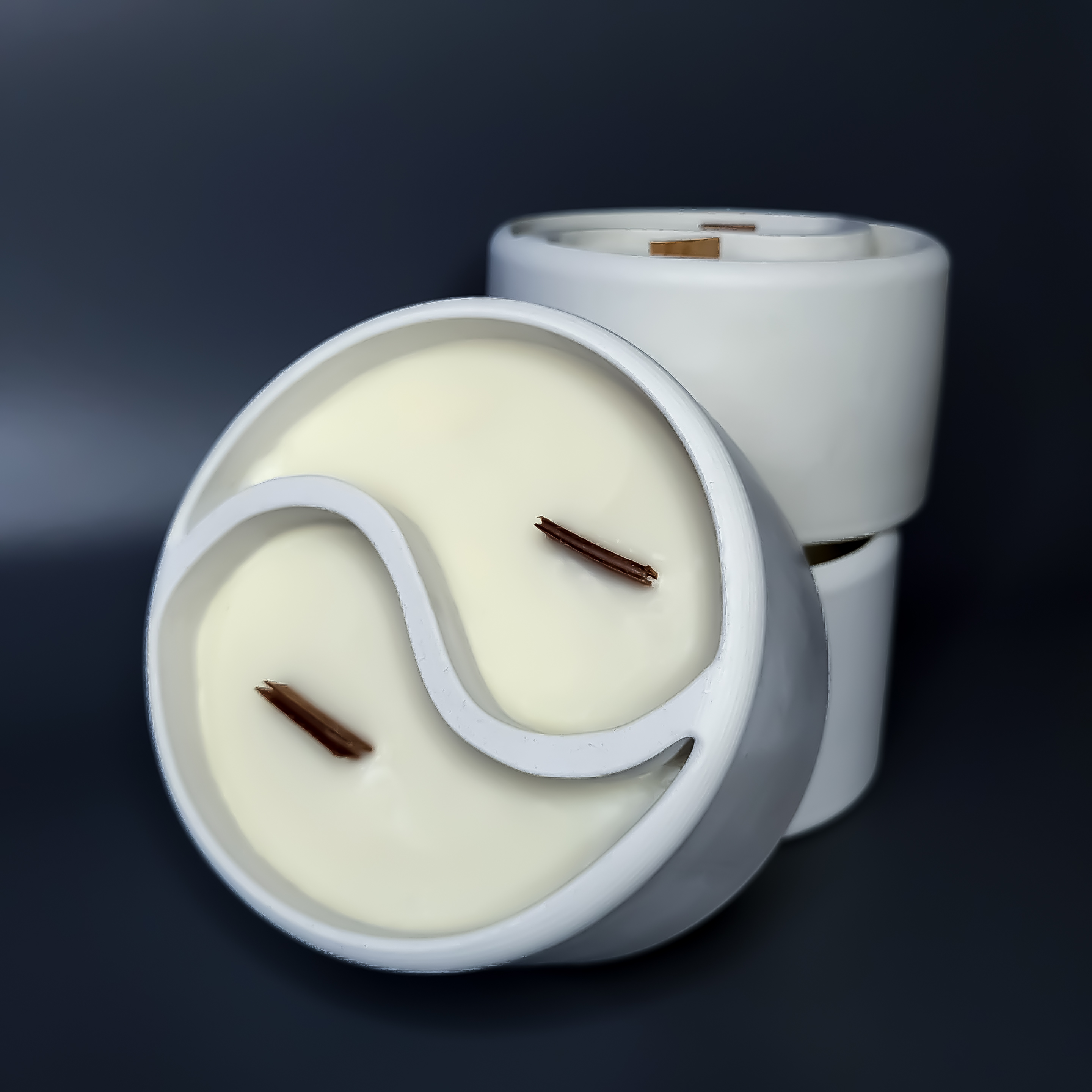 Свеча ароматическая Инь янь с ароматом Пион, 5x10 см, BW9QrE8x