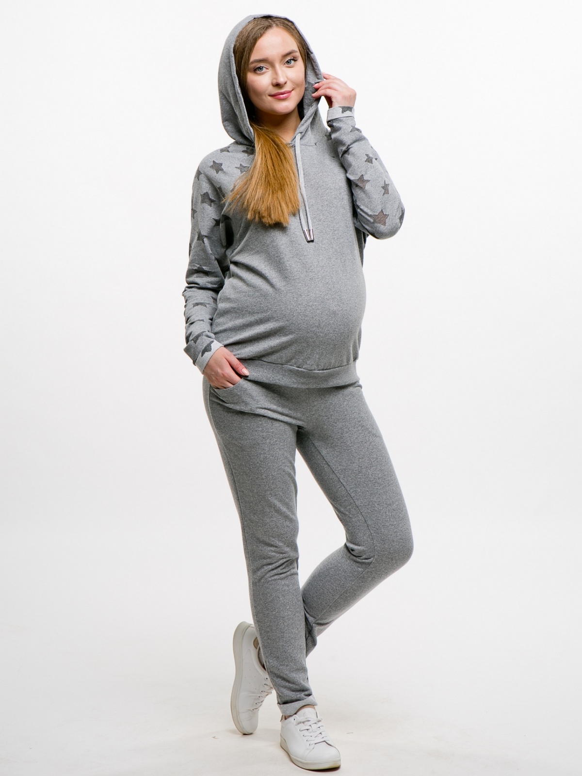 Костюм для беременных женский Magica bellezza MB1203 серый 46 RU