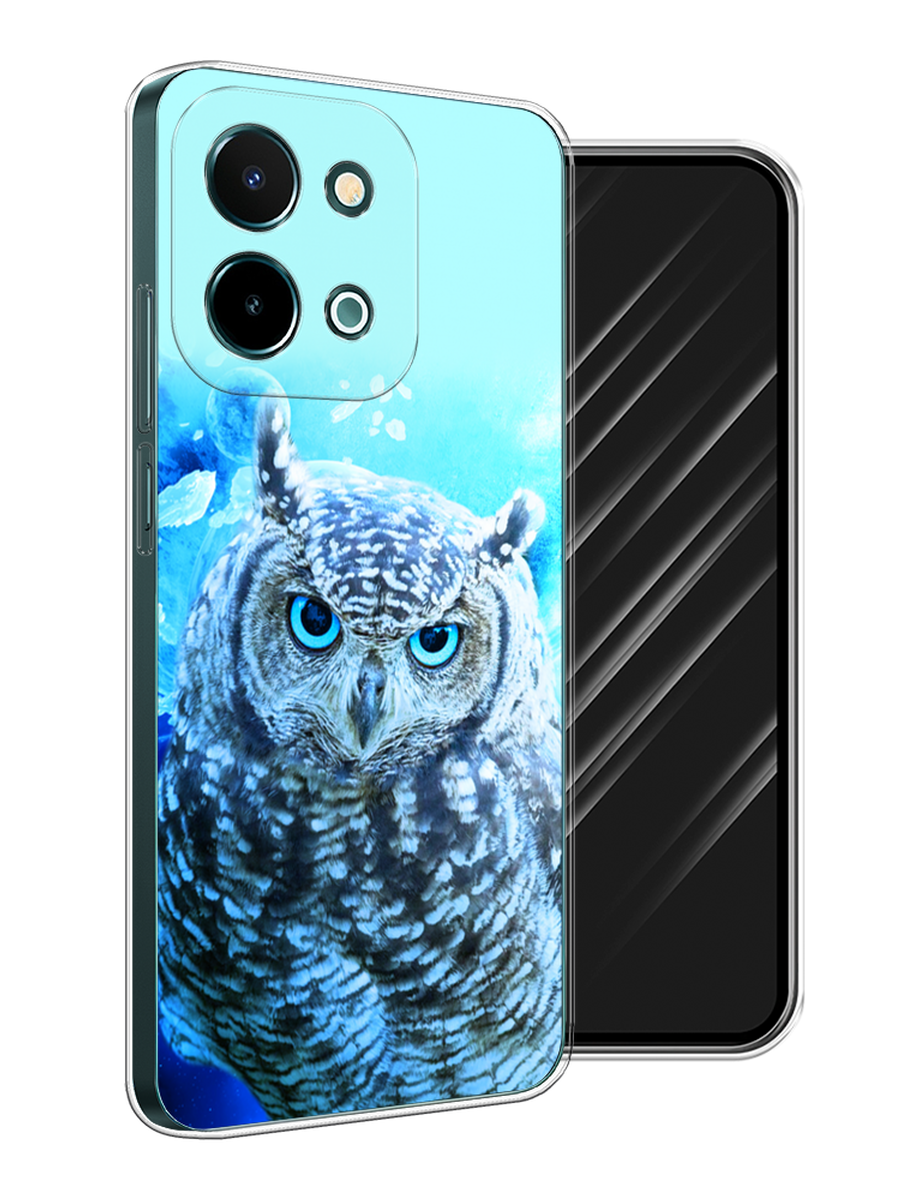 

Чехол Awog на Vivo Y28 4G "Сова арт 7", Синий;голубой, 2611650-1