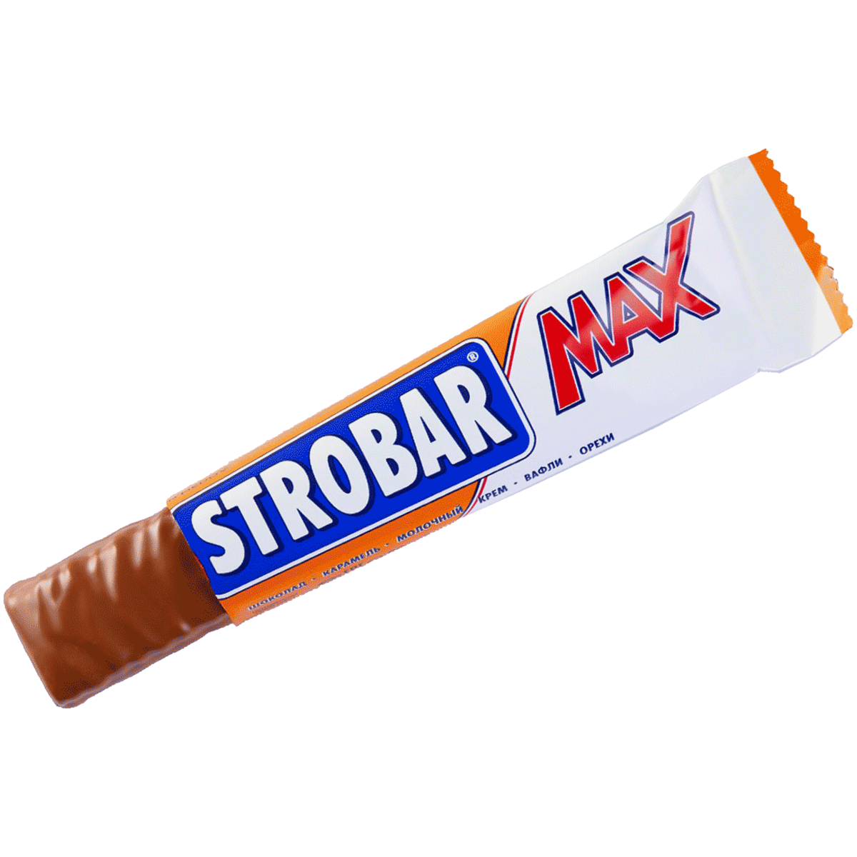 

Шоколадный батончик Strobar MAX с орехами 60 г