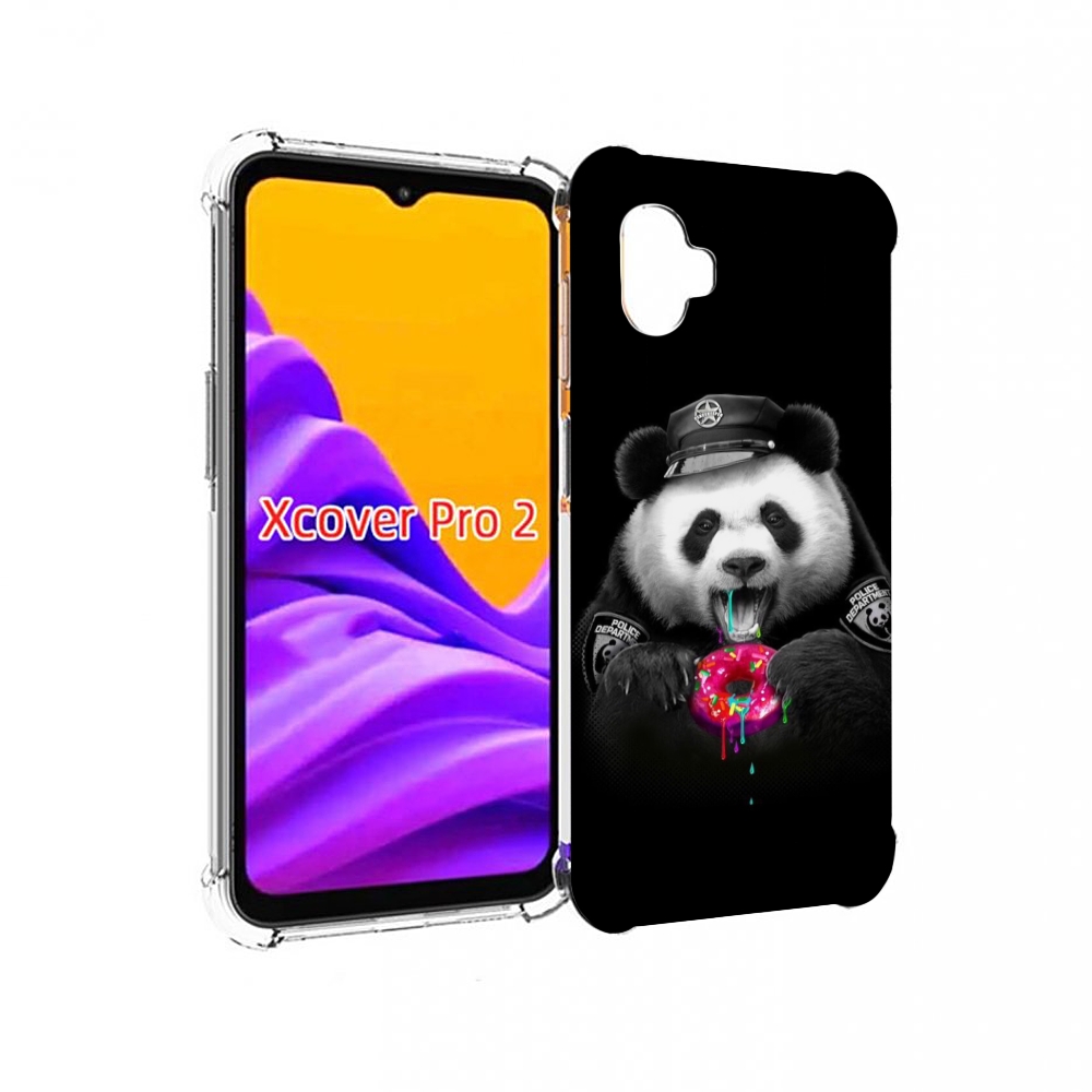 

Чехол MyPads Панда-с-пончиком для Samsung Galaxy Xcover Pro 2, Прозрачный, Tocco