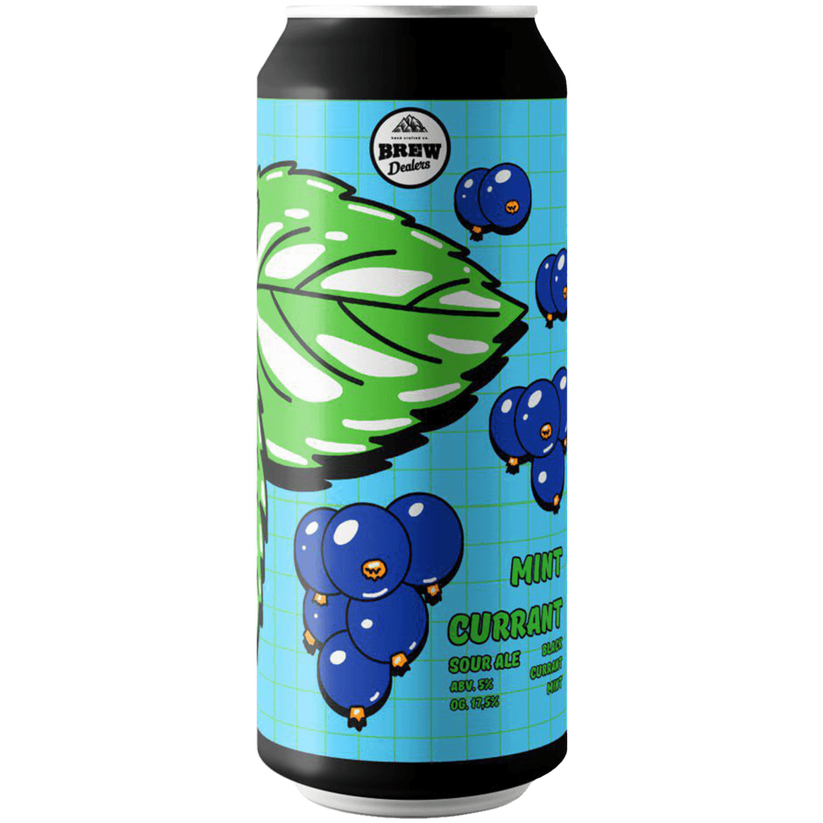 

Пивной напиток Brew Dealers Mint Currant Sour Ale 0,5 л ж/б, Темное
