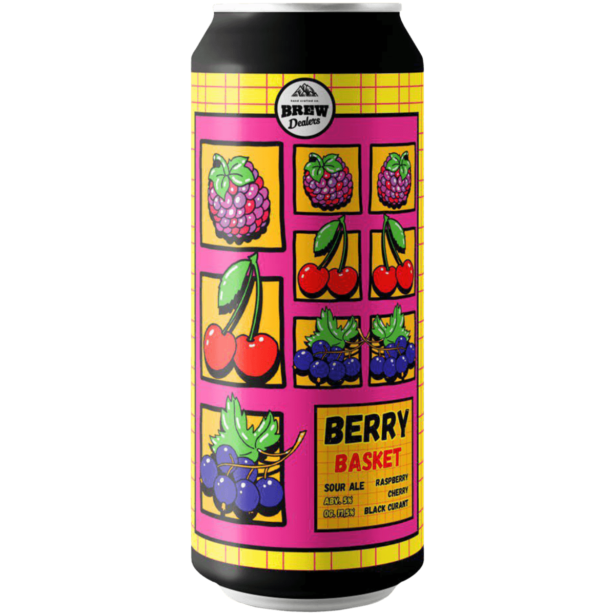 

Пивной напиток Brew Dealers Berry Basket Sour Ale 0,5 л ж/б, Красное