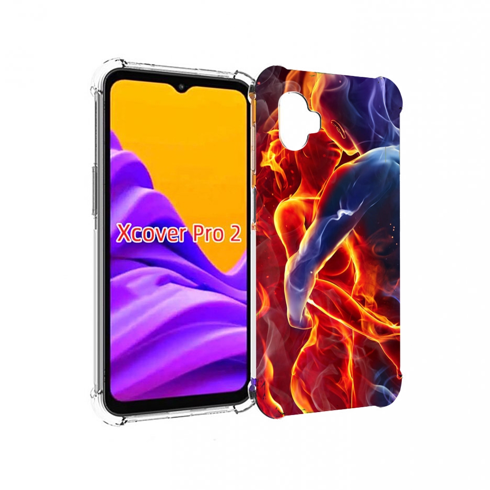 

Чехол MyPads Огонь-вода для Samsung Galaxy Xcover Pro 2, Прозрачный, Tocco