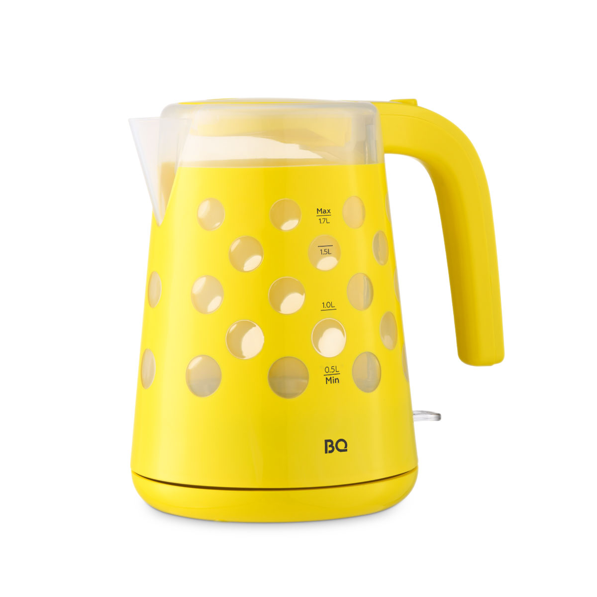 Чайник электрический BQ KT1713P 1.7 л желтый желтый экскаватор книжка со звуковой кнопкой