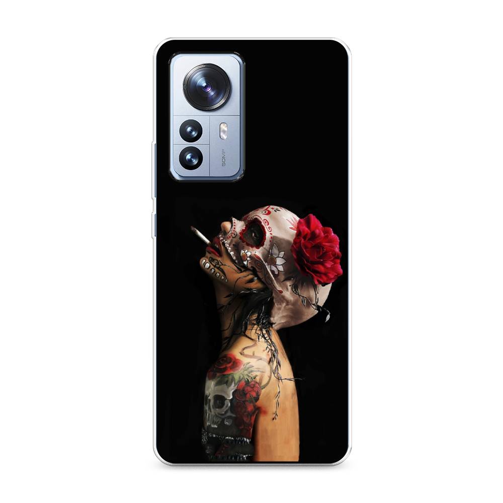 

Чехол Awog на Xiaomi 12 Pro "Девушка с черепом", Разноцветный, 314450-9