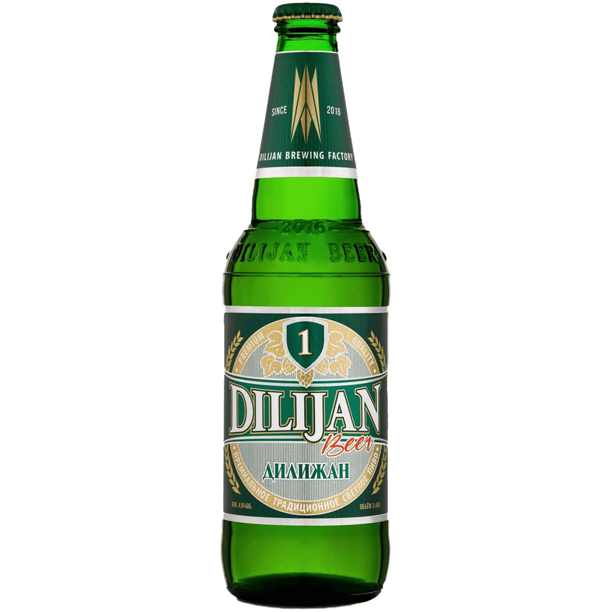 

Пиво Dilijan №1 традиционное светлое 0,45 л