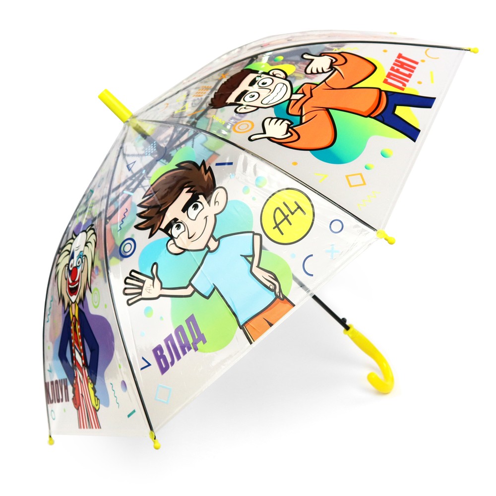 Зонт-трость детский ND Play Влад А4, полуавтоматический, дизайн 2