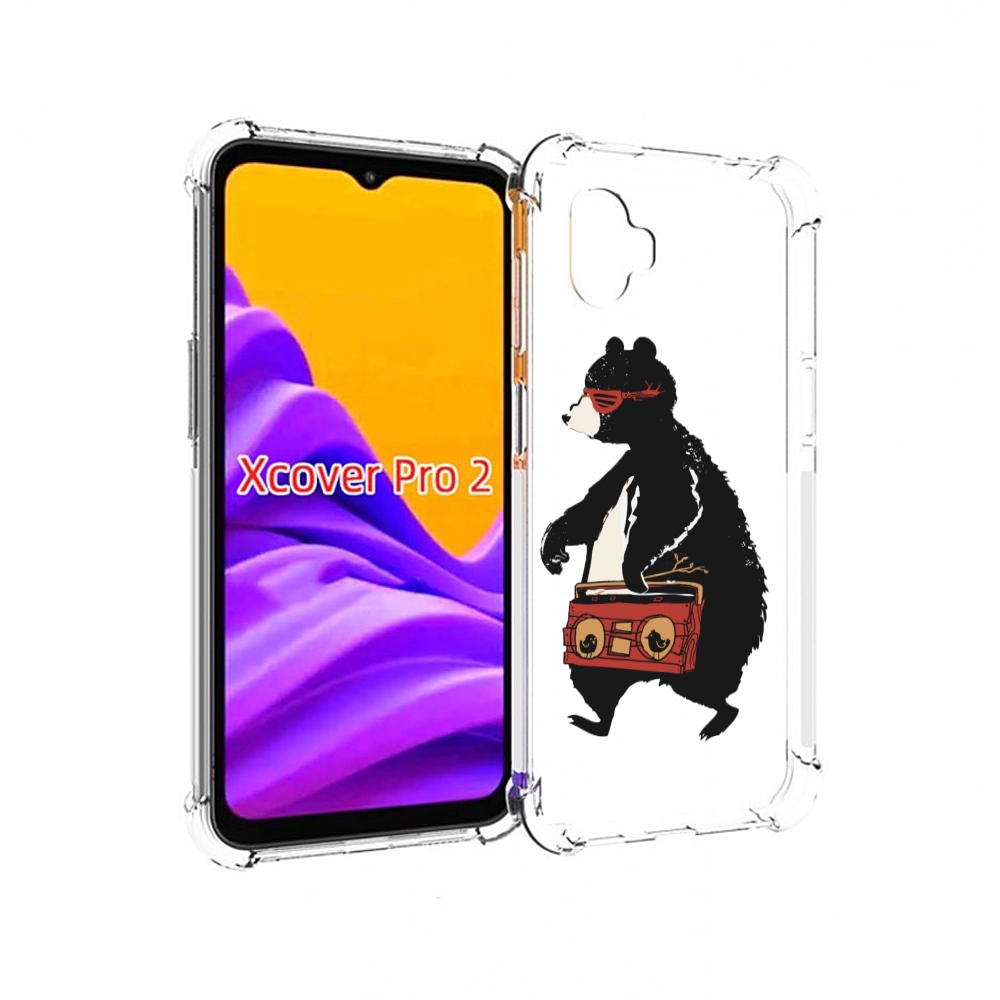 

Чехол MyPads Музыкальный медведь для Samsung Galaxy Xcover Pro 2, Прозрачный, Tocco