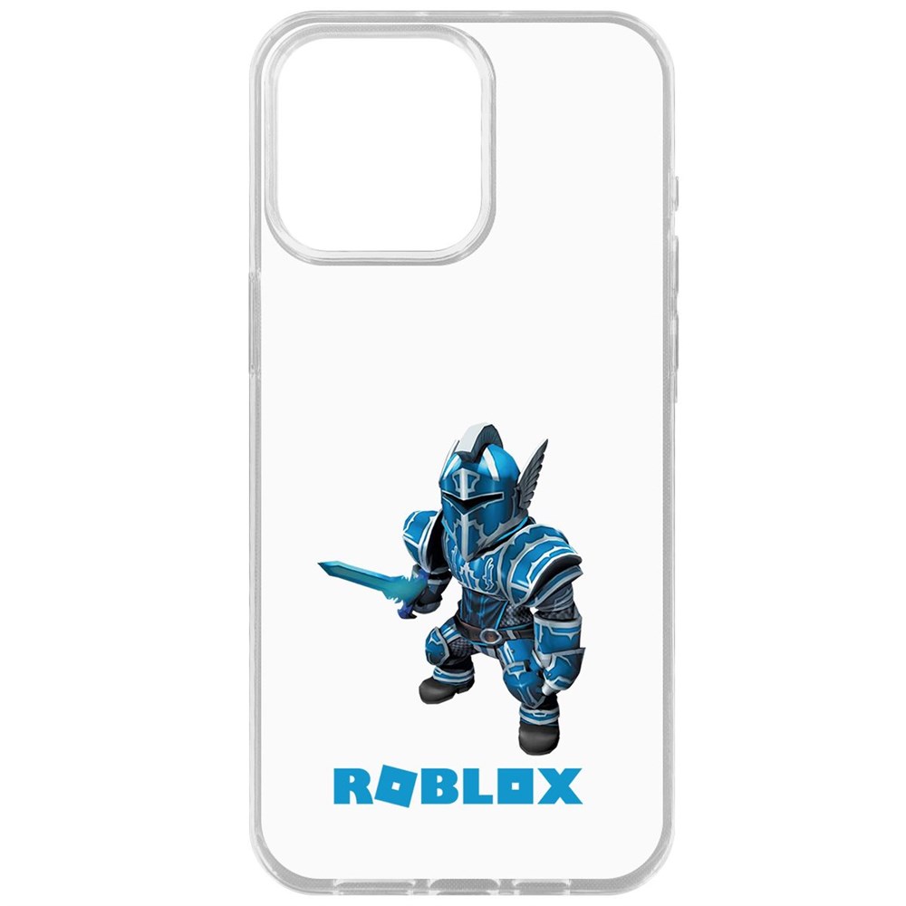 

Чехол-накладка Krutoff Clear Case Roblox-Рыцарь Алар для iPhone 15 Pro Max, Прозрачный