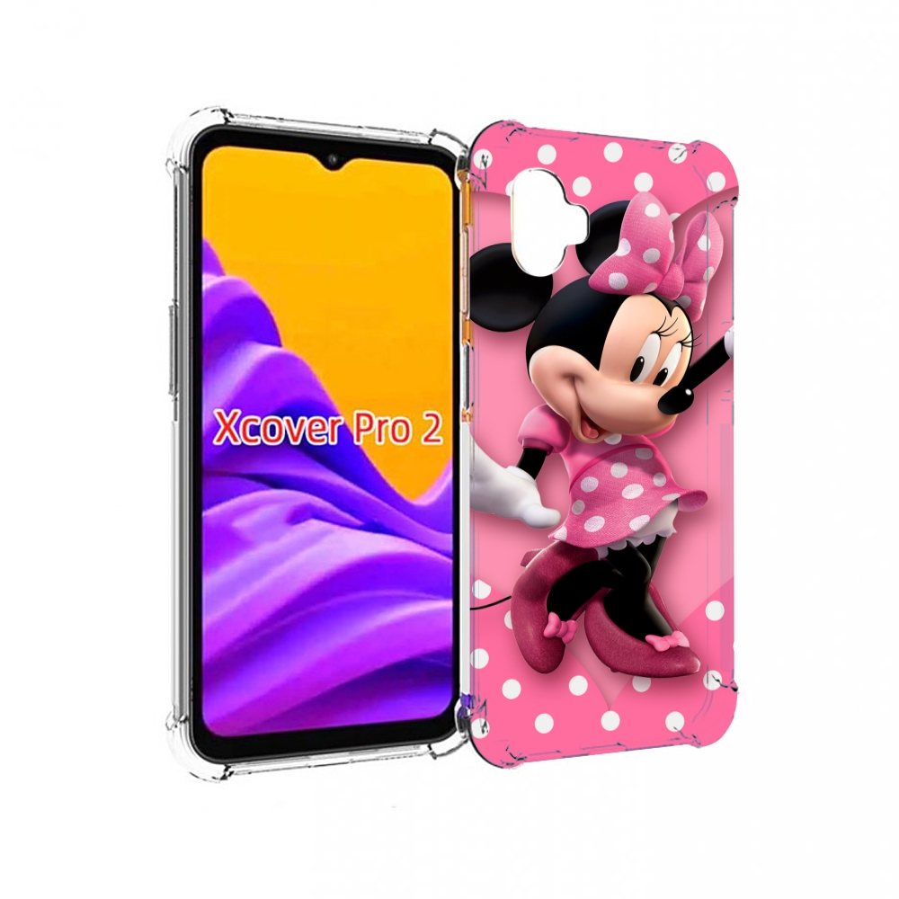 

Чехол MyPads Минни-Маус-в-сердце женский для Samsung Galaxy Xcover Pro 2, Прозрачный, Tocco