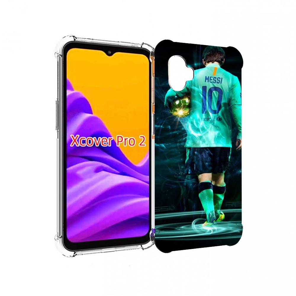 

Чехол MyPads Месси мужской для Samsung Galaxy Xcover Pro 2, Прозрачный, Tocco