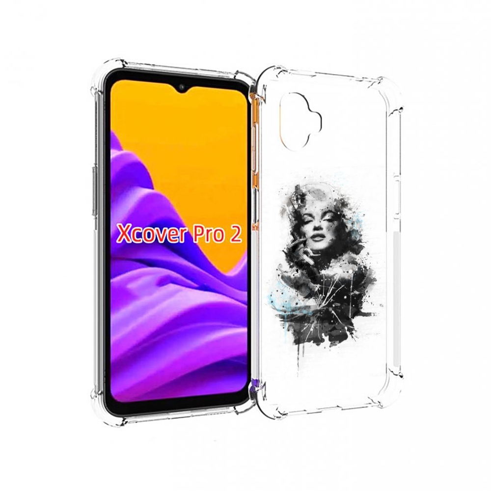 

Чехол MyPads Мерлин Монро загадочная женский для Samsung Galaxy Xcover Pro 2, Прозрачный, Tocco