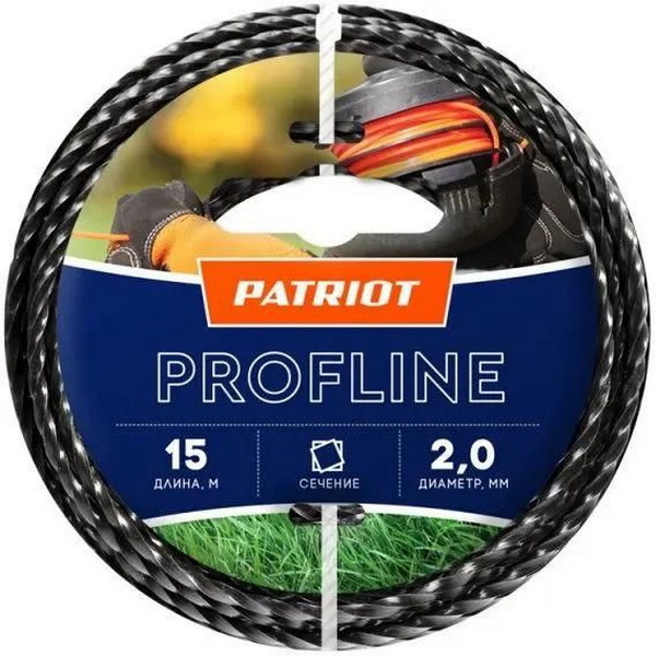 

Леска для садовых триммеров Patriot Profline, 2.0мм, 15м 805402201, Черный, Леска для садовых триммеров Patriot Profline, 2.0мм, 15м [805402201]