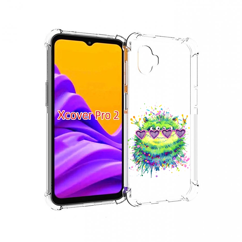 

Чехол MyPads Пушистый персонаж для Samsung Galaxy Xcover Pro 2, Прозрачный, Tocco