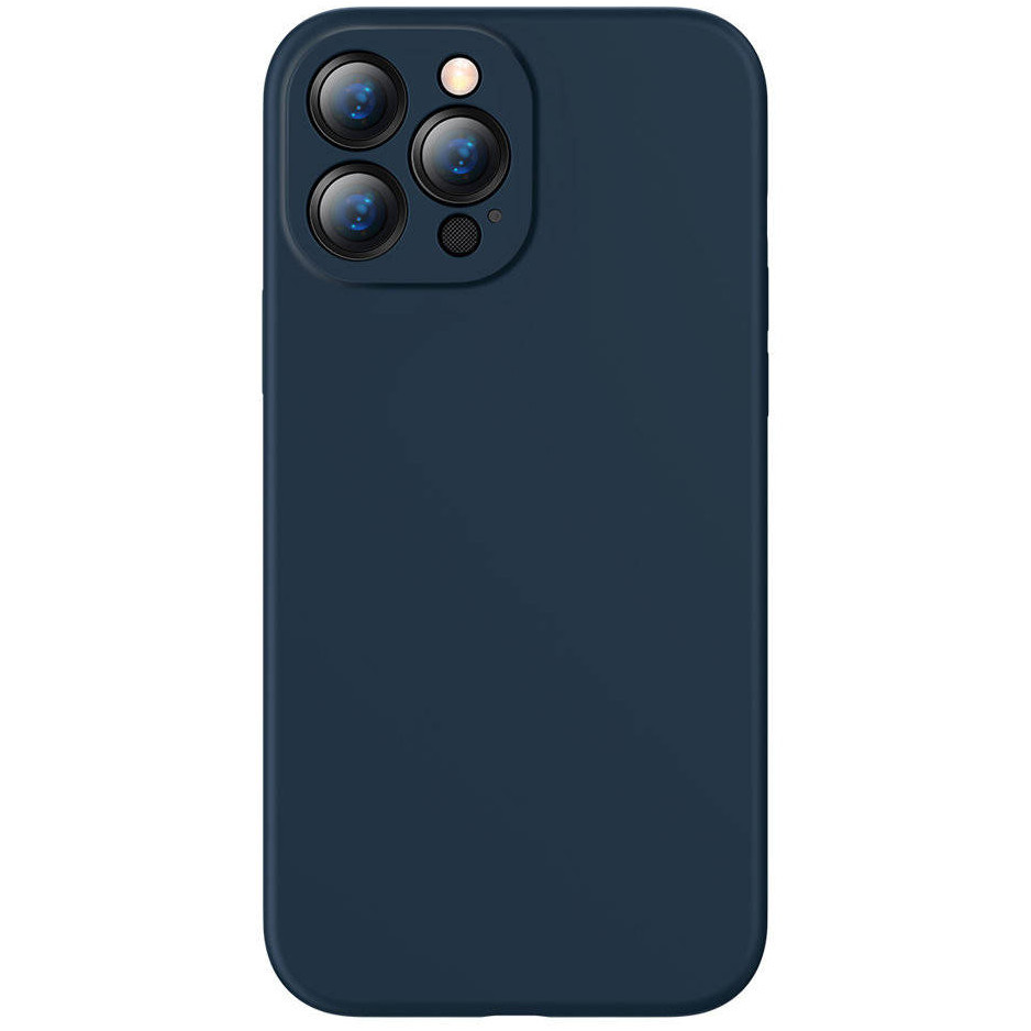 

Чехол защитный Baseus Liquid Silica Gel Protective Case для iPhone 13 Pro, синий