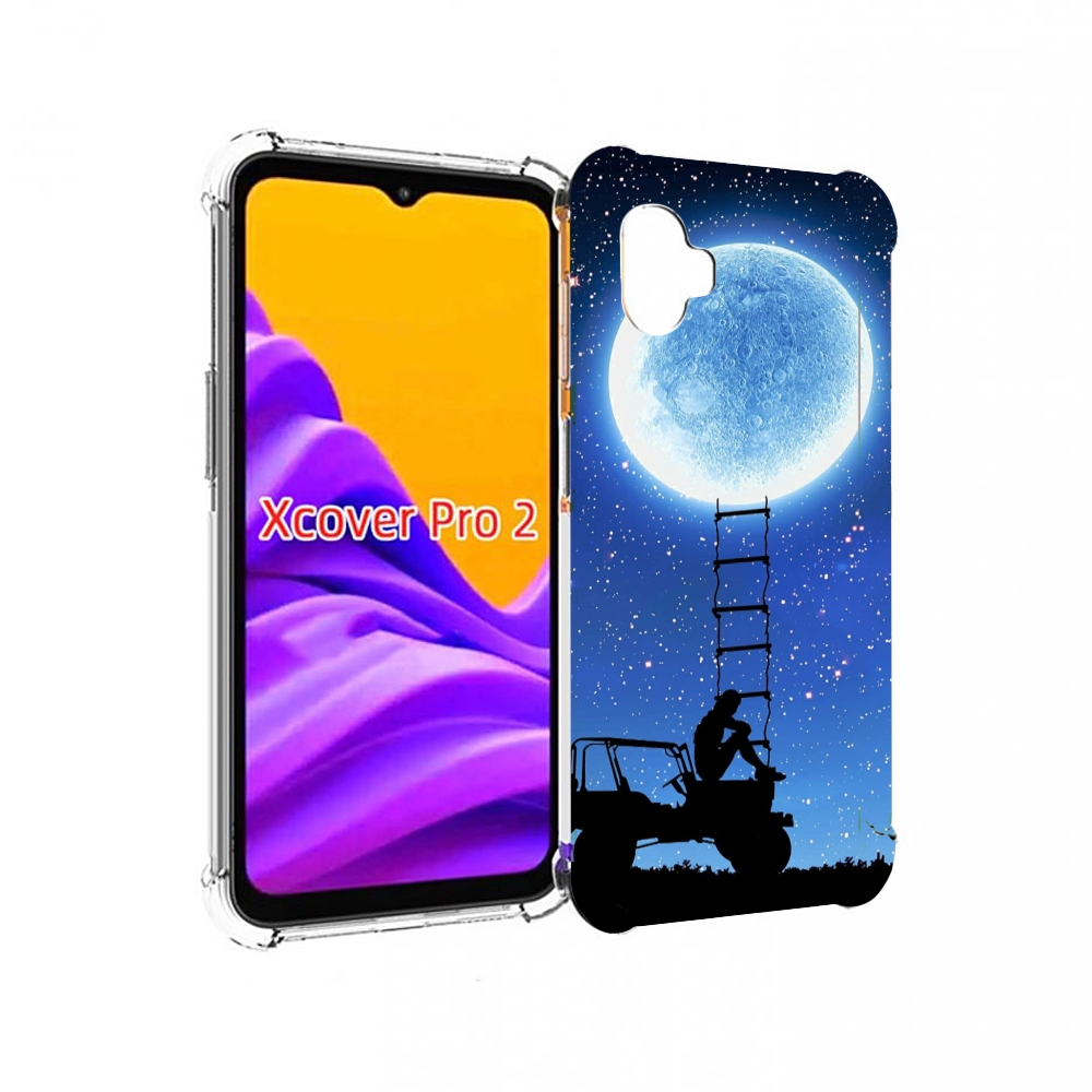 

Чехол MyPads Машина-на-лун для Samsung Galaxy Xcover Pro 2, Прозрачный, Tocco