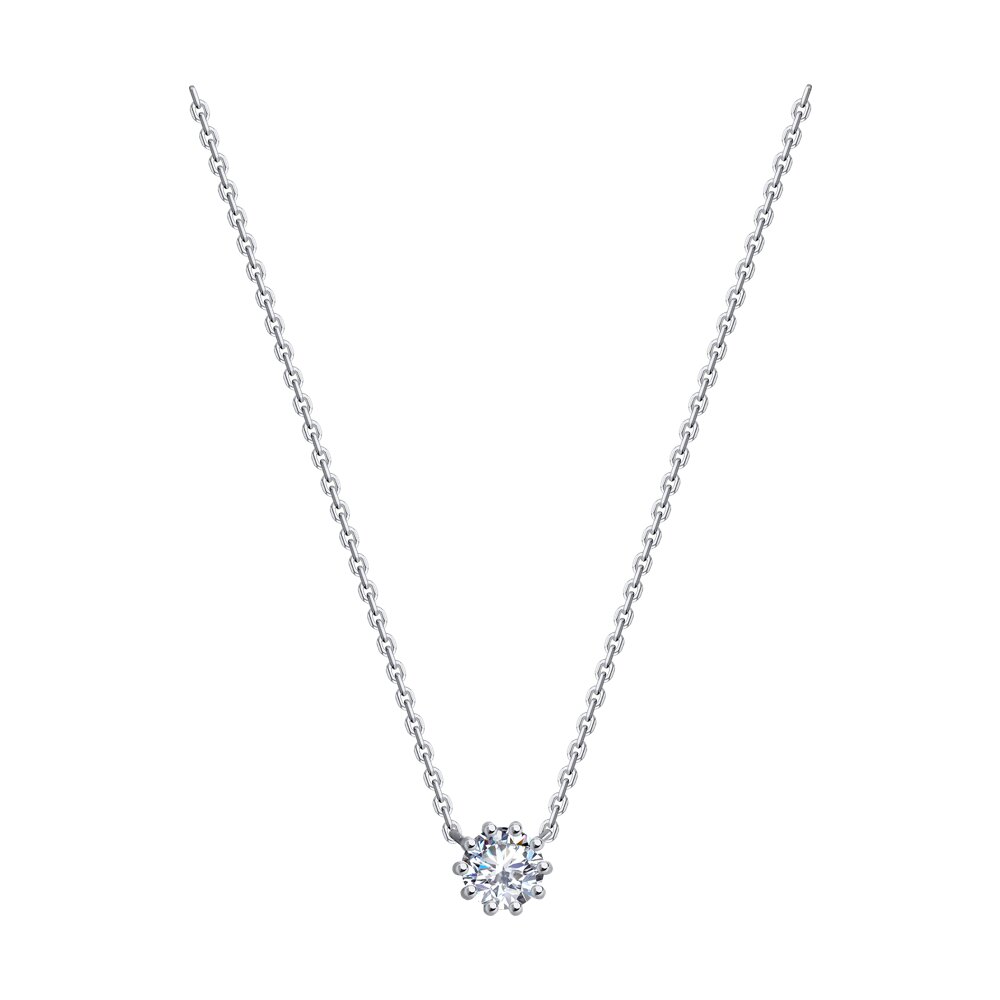 

Колье из белого золота 38-42 см Diamant 52-170-01858-1, фианит, 52-170-01858-1