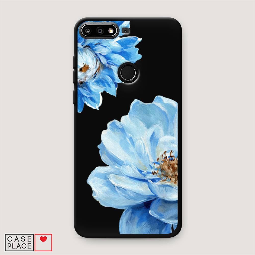 фото Чехол awog "голубые клематисы" для huawei nova 2 lite